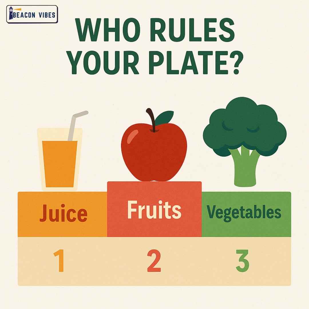 which is batter, fruits, juice or vegetables