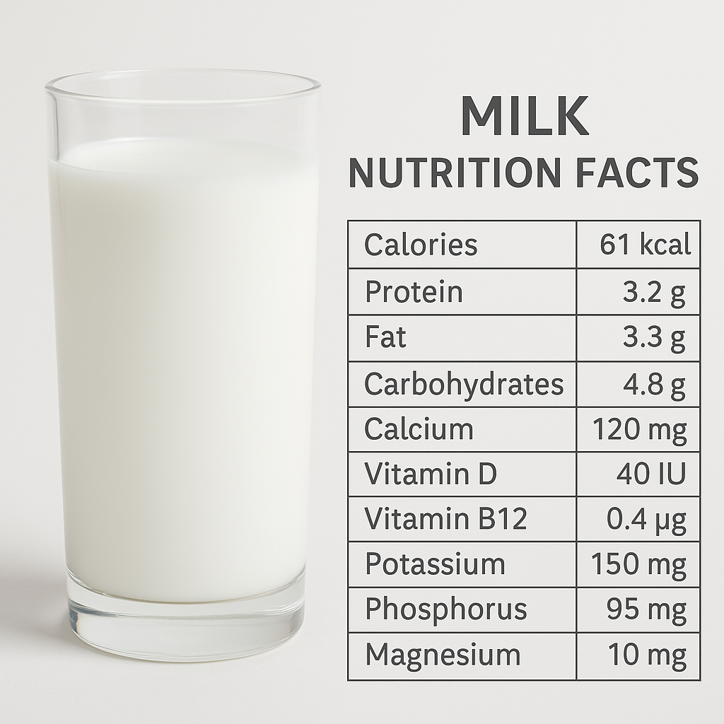 Milk Nutrition Facts: The White Powerhouse for Your Daily Health